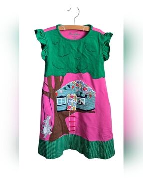 Mini Boden Lift A Flap Dress Sz 7/8